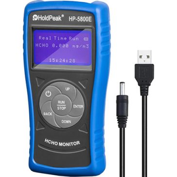 HOLDPEAK 5800E levegőminőség mérő műszer, HCHO mérés