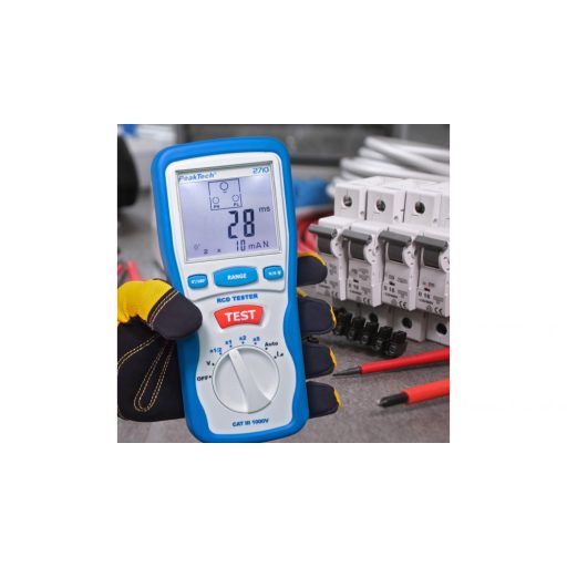Peaktech P 2715 hurokimpedancia mérő