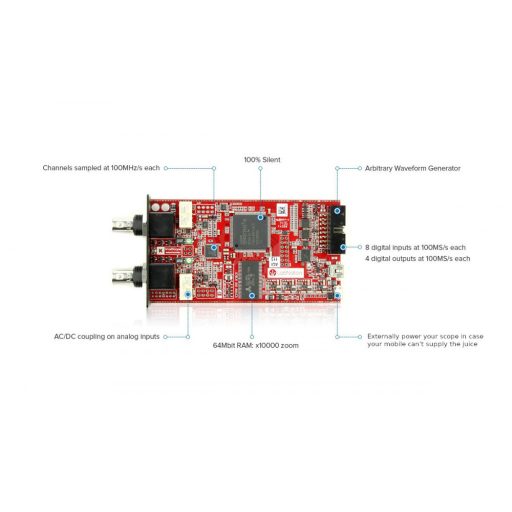LabNation Smart Ccope 100 usb oszcilloszkóp