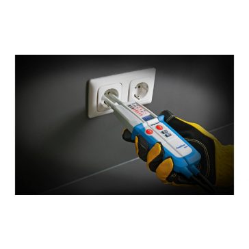 Peaktech P 1096 feszültség és RCD-teszter