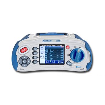 Peaktech P 2755 multifunkciós érintésvédelmi műszer