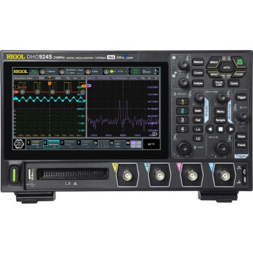   Rigol DHO924S digitális oszcilloszkóp, 12bit, 250 MHz, 4 csatorna
