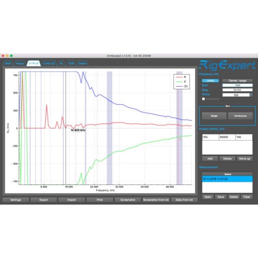 RigExpert AA-55 ZOOM antenna analizátor