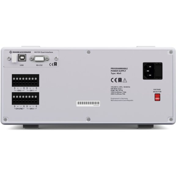 Rohde & Schwarz HMP4040 labortápegység