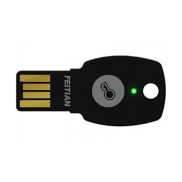 Feitian ePass A4B FIDO2 U2F USB-A biztonsági kulcs