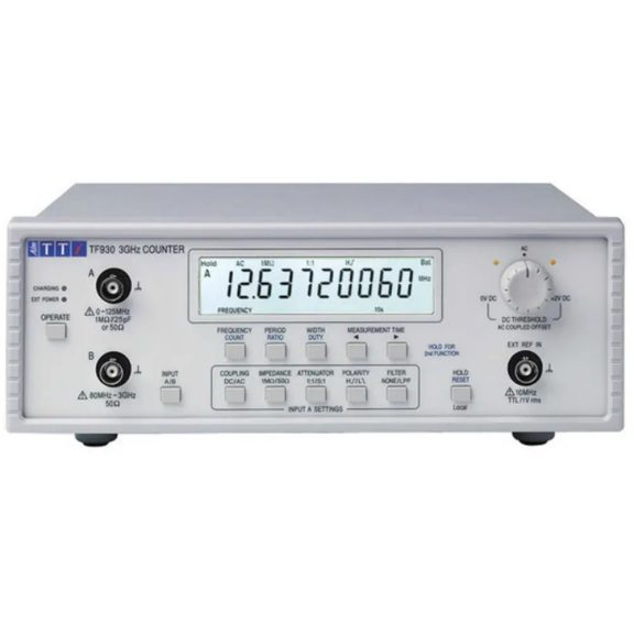 Aim TTi TF930 frekvenciaszámláló, 3GHz Aim TTi TF930 frekvenciaszámláló, 3GHz