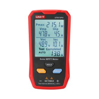 UNI-T UT673PV napelem MPPT mérő