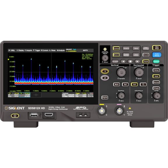 Siglent SDS812X HD digitális oszcilloszkóp Siglent SDS812X HD digitális oszcilloszkóp
