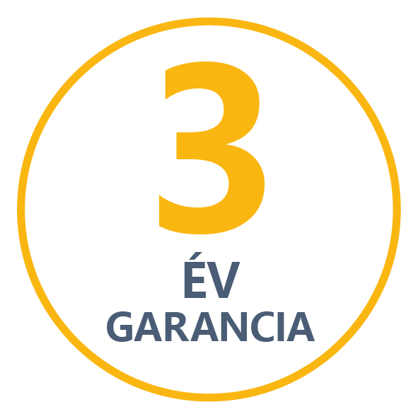 3 év gyártói garancia