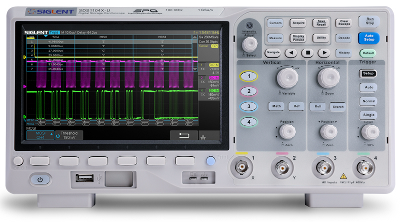 Bemutatkozik a Siglent SDS1104X-U digitális oszcilloszkóp !